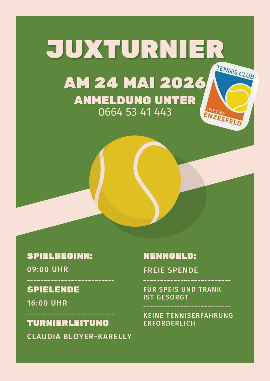 Einladung zum Juxturnier 2026: Spaß und Gemeinschaft am 24. Mai