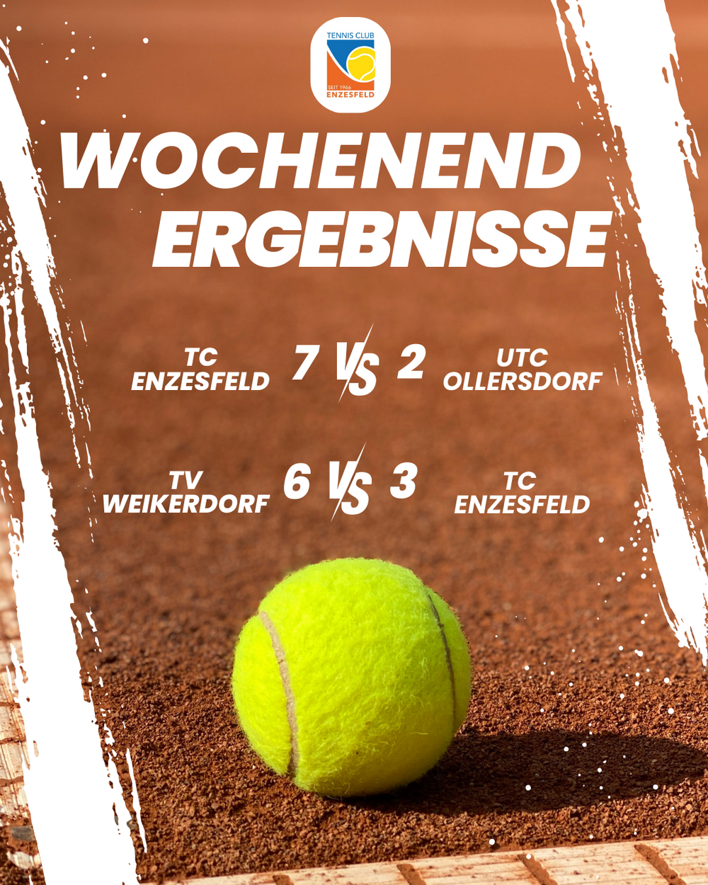 Erfolgreicher Spieltag für die Herren 1 – spannende Matches beim TC Enzesfeld